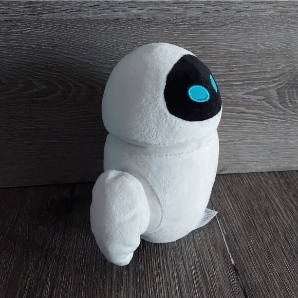 Eve Bean Bag White Plush Robot Toy 8" - Picture 3 of 4